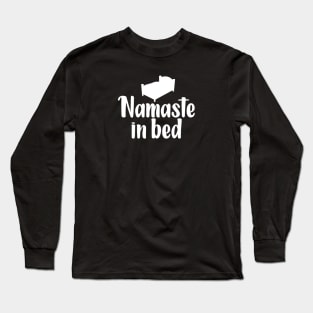 Yoga Shirt Namaste Long Sleeve T-Shirt